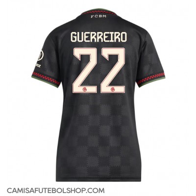 Camisa de time de futebol Bayern Munich Raphael Guerreiro #22 Replicas 3º Equipamento Feminina 2025-26 Manga Curta Camisa de time de futebol Bayern Munich Raphael Guerreiro #22 Replicas 3º Equipamento Feminina 2025-26 Manga Curta